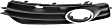Front, Driver Side Fog Light Trim, Black, with Chrome Trim, with Sport Package