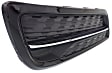 Front, Driver Side Fog Light Cover, Black and Chrome