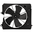 2009-2014 Acura TL - Radiator Fan - Driver Side Fan Blade, Motor and Shroud