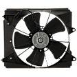 2009-2014 Acura TL - Radiator Fan - Driver Side Fan Blade, Motor and Shroud