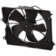 2009-2014 Acura TL - Radiator Fan - Driver Side Fan Blade, Motor and Shroud