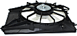 A/C Condenser Fan - Driver Side Fan Blade, Motor and Shroud