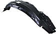  Front, Passenger Side Fender Liner, Inner Panel