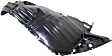 Front, Passenger Side Fender Liner, With Lane Keep Assist, 6 Cyl., 3.5L Engine