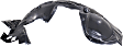 Front, Passenger Side Fender Liner, With Lane Keep Assist, 6 Cyl., 3.5L Engine