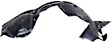 Front, Driver Side Fender Liner, With Lane Keep Assist, 6 Cyl., 3.5L Engine