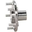 Front, Driver or Passenger Side or (Rear, MDX/Pilot) Wheel Hub, 5 Lugs, Without Bearing