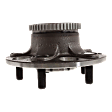 Rear, Driver or Passenger Side Wheel Hub, With Bearing, ABS tone ring and wheel studs