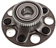 Rear, Driver or Passenger Side Wheel Hub, With Bearing, ABS tone ring and wheel studs