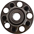 Rear, Driver or Passenger Side Wheel Hub, With Bearing, ABS tone ring and wheel studs