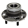 Rear, Driver or Passenger Side Wheel Hub, With Bearing, 5 x 4.5 in. Bolt Pattern, 6 Cyl., 3.2L Engine