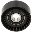 Accessory Belt Idler Pulley, Serpentine, Flat, 2.56 In. Outside Diameter