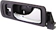 Front, Passenger Side Interior Door Handle, Gray Bezel with Chrome Lever, With Door Lock Hole, 6 Cyl., 3.5L Engine