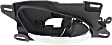 Front, Passenger Side Interior Door Handle, Black Bezel with Chrome Lever, With Door Lock Button, 4 Cyl., 2.3L Engine