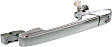 Front, Driver Side Chrome Exterior Door Handle, With Key Hole