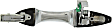 2013 Acura MDX - Front or Rear, Passenger Side Chrome Exterior Door Handle, Without Key Hole