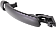 Front, Passenger Side or Rear, Driver or Passenger Side Primed Exterior Door Handle, Without Key Hole