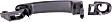 Front, Driver Side Primed Exterior Door Handle, With Key Hole