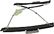 Front, Driver Side Power Window Regulator, Without Motor