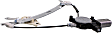 Front, Driver Side Window Regulator, Power, Base Model, 4 Cyl., 2.4L Engine