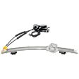 Front, Passenger Side Power Window Regulator, With Motor