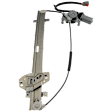 Front, Driver Side Window Regulator, Power, With 6-Prong Connector, 6 Cyl., 3.5L Engine
