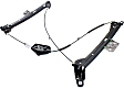 Front, Passenger Side Power Window Regulator, Without Motor