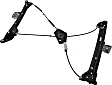 Front, Driver Side Power Window Regulator, Without Motor