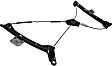 Front, Driver Side Power Window Regulator, Without Motor