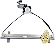 Front, Passenger Side Power Window Regulator, With Motor