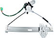 Front, Driver Side Window Regulator, Power, With 6-Prong Connector, 6 Cyl., 3.2L Engine