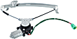 Front, Driver Side Window Regulator, Power, With 6-Prong Connector, 6 Cyl., 3.2L Engine