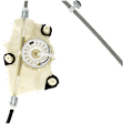 Front, Passenger Side Power Window Regulator, Without Motor