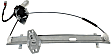 2002 Acura MDX - Front, Driver Side Power Window Regulator, With Motor