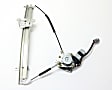 Front, Passenger Side Window Regulator, Power, With 6-Prong Connector