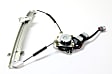 Front, Passenger Side Window Regulator, Power, With 6-Prong Connector