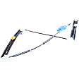 Front, Driver Side Power Window Regulator, Without Motor