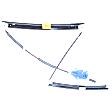 Front, Driver Side Power Window Regulator, Without Motor