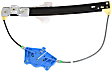 Rear, Driver Side Power Window Regulator, Without Motor