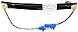Rear, Driver Side Power Window Regulator, Without Motor