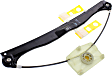 Rear, Passenger Side Power Window Regulator, Without Motor