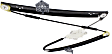 Rear, Driver Side Power Window Regulator, Without Motor
