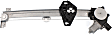 Rear, Driver Side Window Regulator, Power, Base Model, 6 Cyl., 3.7L Engine