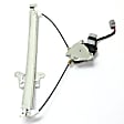 Rear, Passenger Side Window Regulator, Power, With 6-Prong Connector