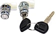 Door Lock Cylinder, Set of 2, Keys Included