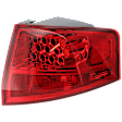 2009 Acura MDX - Passenger Side, Outer Halogen Tail Light, Without bulb(s), Mounts on Quarter Panel, OE Replacement