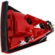 Driver Side, Inner Tail Light, without Bulb, Halogen, Clear and Red Lens, Base Model, Sedan