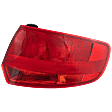 Passenger Side, Outer Tail Light, without Bulb, Halogen, Red Lens, Base Model, To VIN A112778