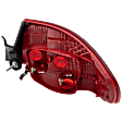 Driver Side, Outer Tail Light, without Bulb, Halogen, Red Lens, Base Model, To VIN A112778