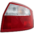Passenger Side Tail Light, with Bulb, Halogen, Clear and Red Lens, Base Model